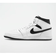 Air Jordan 1 Mid Blanco de Piel - Tallas 40 a 53