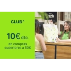 Descuento de 10€ en compras mayores a 50€
