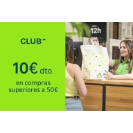 Descuento de 10€ en compras mayores a 50€