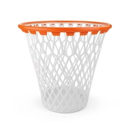 Papelera en forma de canasta de baloncesto decorativa