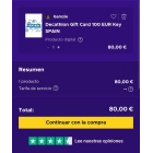 Decathlon Tarjeta Regalo de 100€