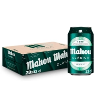 Cerveza Mahou clásica - 112 latas