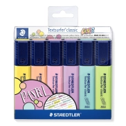 Estuche de 6 rotuladores fluorescentes Textsurfer Staedtler