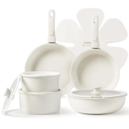 Cocina 15 Piezas con Asas Extraíbles: Juego Completo