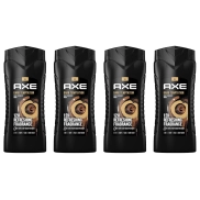 Gel de Ducha Axe Dark Temptation - 4 x 400ml para Hombre