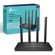 Router TP-Link Archer C6 AC1200 con MU-MIMO y 5 Puertos Gigabit
