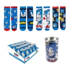 Calcetines Sonic - Pack de 4 pares (tallas 31-38 y 41-46)