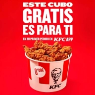 Cubo GRATIS de 8 Tiras en KFC (+10€)