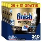 Pastillas Finish Ultimate Plus 240x - 0,14€/unidad