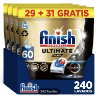 Pastillas Finish Ultimate Plus 240x - 0,14€/unidad