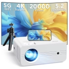 Proyector Full HD 1080P, 4K, WiFi 6 y 20000 Lúmenes