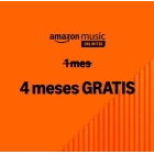 4 meses gratis de Amazon Music Unlimited para individual o familia