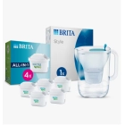 Jarra Filtrante BRITA Style + 5 Filtros MAXTRA PRO, 150L