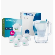 Jarra Filtrante BRITA Style + 5 Filtros MAXTRA PRO, 150L