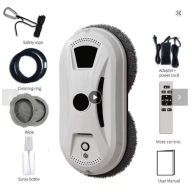 Aspirador robot ultrafino para limpiar ventanas.