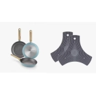 Set de 3 Sartenes Nordik + Multiusos 3 en 1, Gris