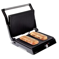 Parrilla Eléctrica Mellerware Hotty 2200W, 29×46cm Acero Inoxidable