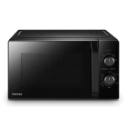 Horno microondas Toshiba, 1000W, Crispy Grill, negro.