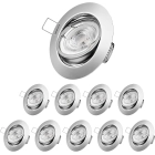 10 focos LED direccionables 5.5w a solo 9.9€