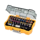 Juego DeWalt de 32 puntas con adaptador y clip para cinturón