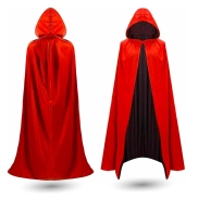Capa Roja con Gorro Ideal para Halloween