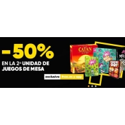 Juegos de mesa: 50% en la segunda unidad en FNAC