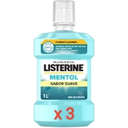 3 botellas de Listerine Zero o clásico: 3L a 3,86€/litro