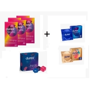 Durex 60 Preservativos + Dados Sexuales y 6 Muestras Gratis