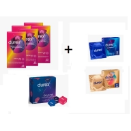 Durex 60 Preservativos + Dados Sexuales y 6 Muestras Gratis