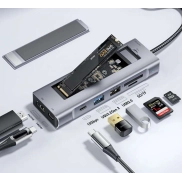 Conector Essager 8 en 1 con SSD y almacenamiento
