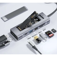 Conector Essager 8 en 1 con SSD y almacenamiento