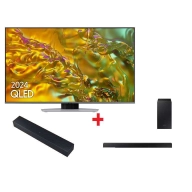 Samsung Q80D 75” QLED 4K TV 2024 + 2 barras de sonido