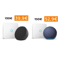 Pack Echo Dot + Ring Intercom por solo 39,9€