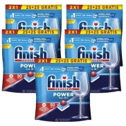 Detergente FINISH todo en uno para lavavajillas - 50 cápsulas