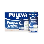 Puleva Buenas Noches 1L – Caja de 6 litros con Naturcalm
