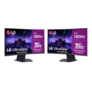 Pack de 2 Monitores LG UltraGear Curvos 27" QHD 180Hz