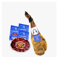 Paleta de bellota 100% 4,5-5kg + 2 Sobres de Jamón 100%