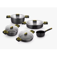Batería de Cocina Daily Pro: 5 Piezas de Aluminio Fundido