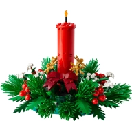 Centro de Mesa Navideño con Lego