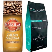 Café en grano Marcilla y Mogorttini natural