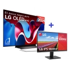 OLED 4K LG 55 y Monitor 24 FHD para todos de Empresaamiga