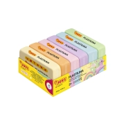 Pack multicolor pastel Jovi de plastilina 300g - 6 unidades