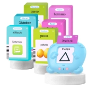 Tarjetas parlantes para juego educativo