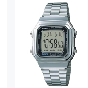 Reloj Casio Vintage de Cuarzo con Correa Gris A-178WA
