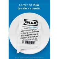 Descuento IKEA: Gasta 10€ en restaurante y ahorra en tienda