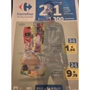 Carrefour: Ofertas 2x1 y 2ª Unidad -50% (16-27 Ene)