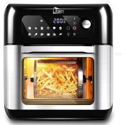 Freidora de Aire Uten 10L, 1500W, 12 Programas, Pantalla LED