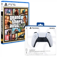Pack Grand Theft Auto V + Mando DualSense para PS5