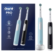 Pack de 2 cepillos Oral-B PRO Serie 1 con cabezales