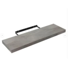 Estante Rectangular Invisible SPACEO Concrete 80x23.5x3.8cm